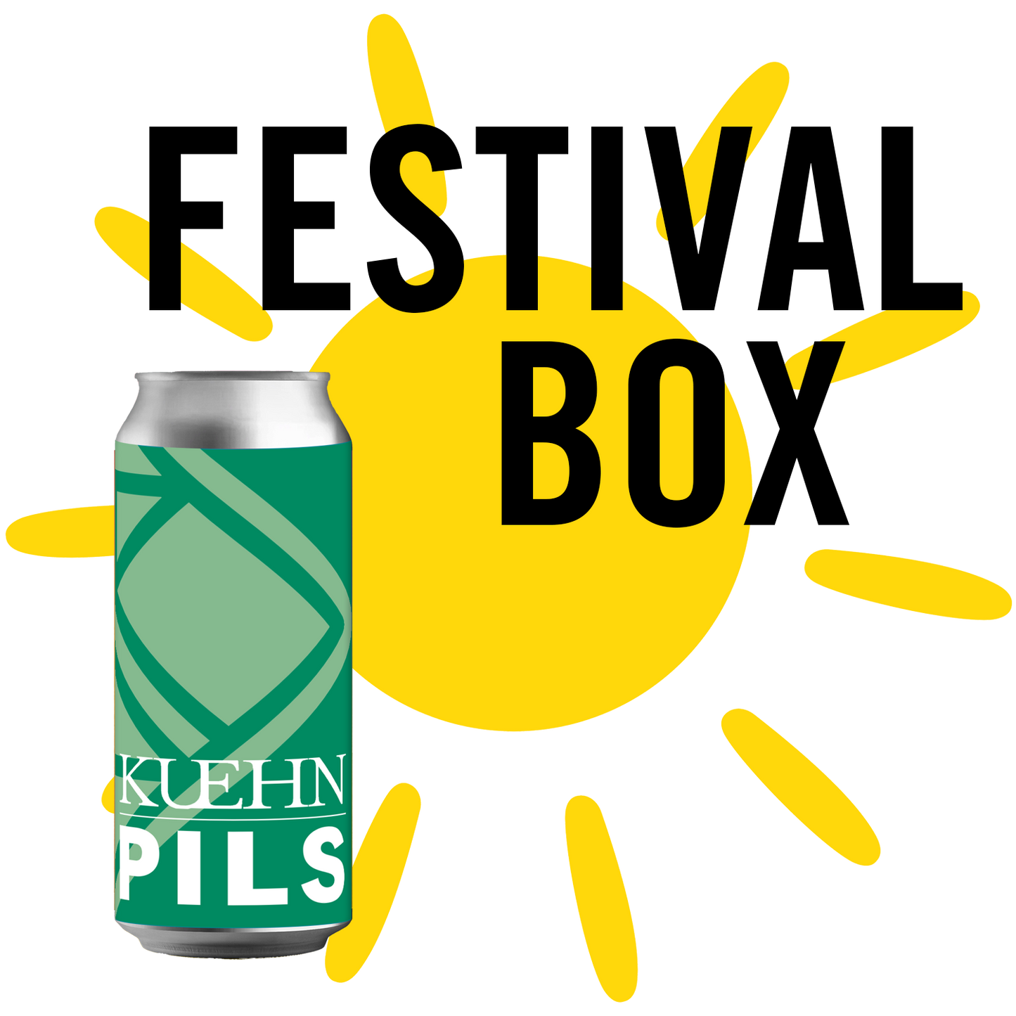 Festival-Box 24 Dosen KUEHN Pils